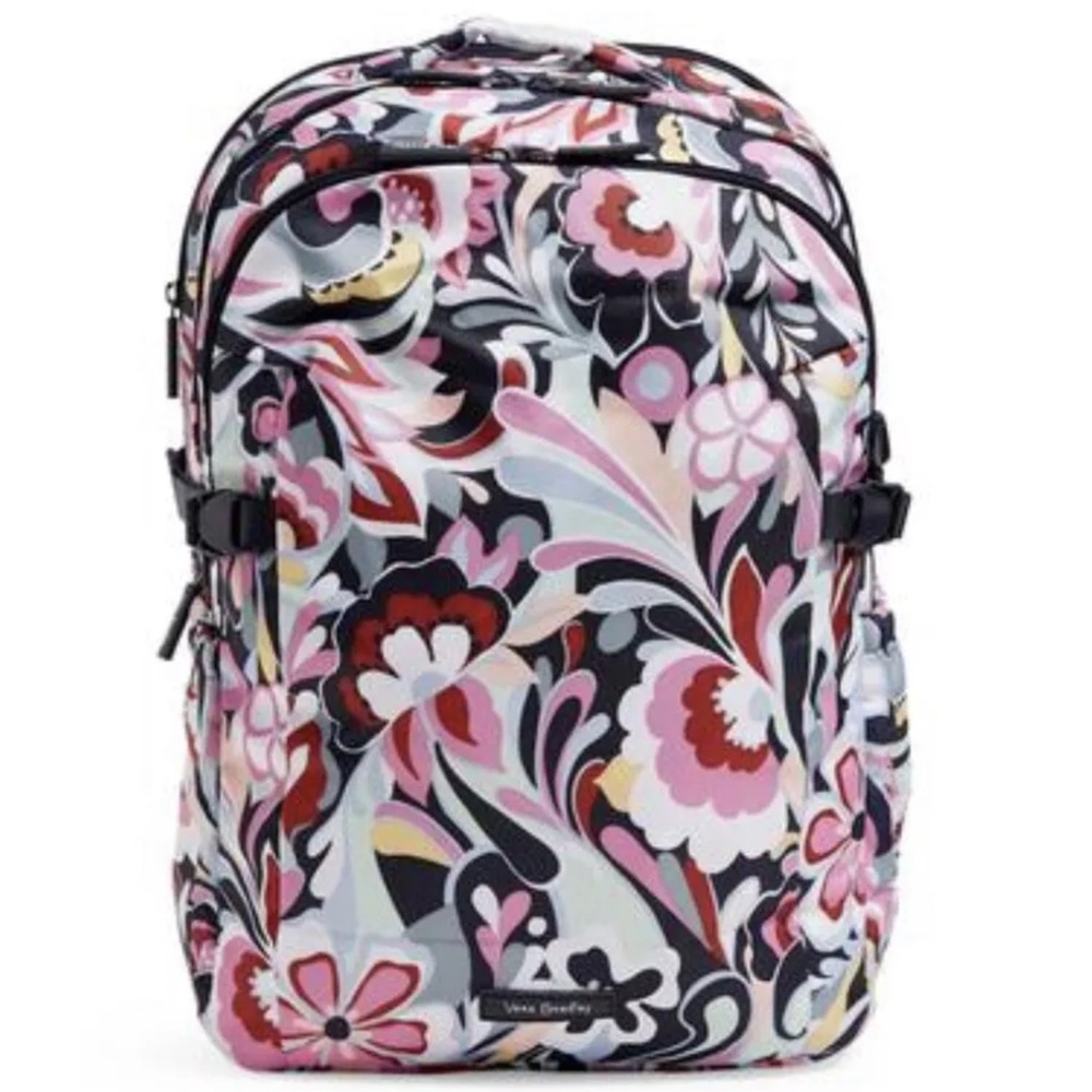 Vera Bradley Mod Paisley Lighten Up Essential Expandable Backpack NWT